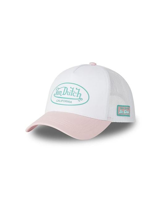 Von Dutch Cap 3D Glitter in White für Herren