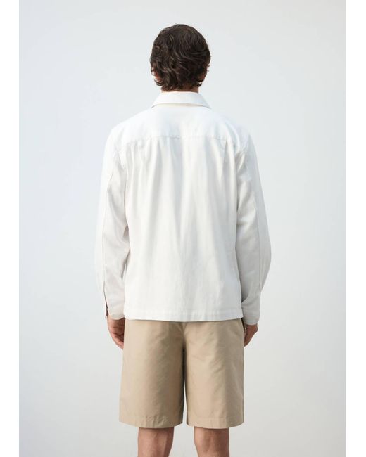 Mango Hemd Onyx in White für Herren