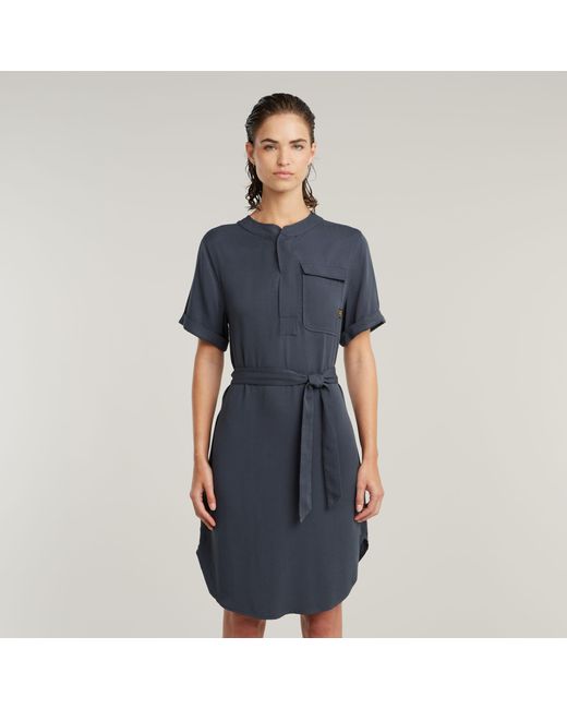 G-Star Blue Blusenkleid
