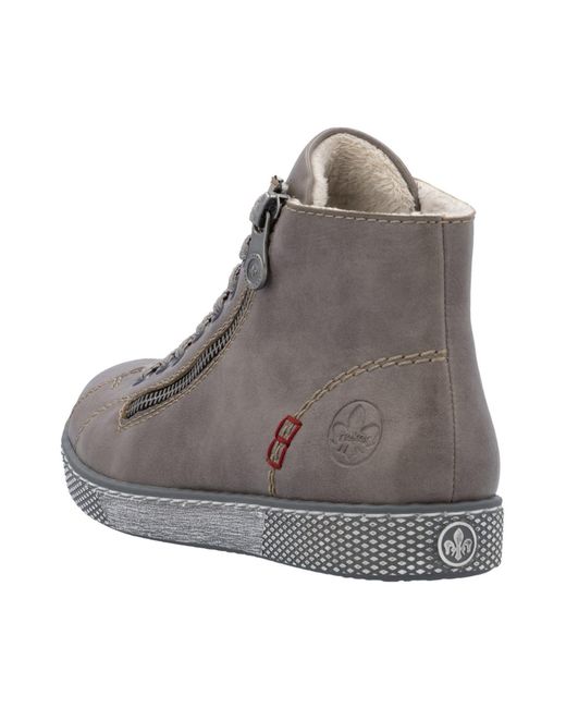 Rieker Gray Schnürstiefelette