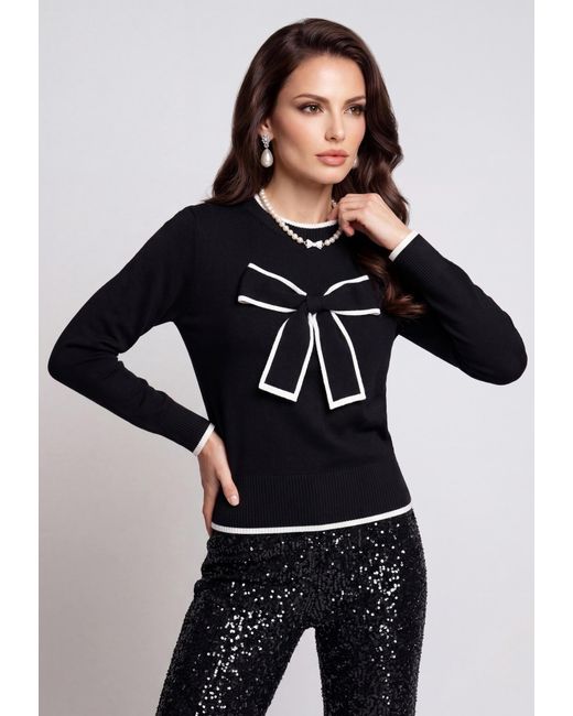 faina Black Pullover