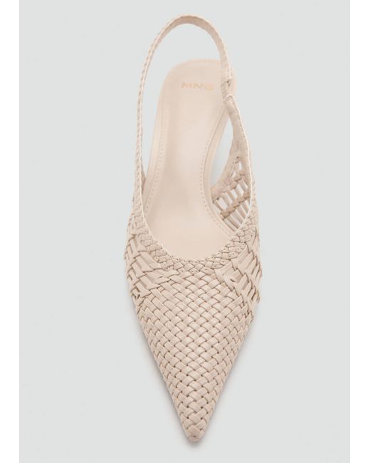 Mango White Slingpumps Mot