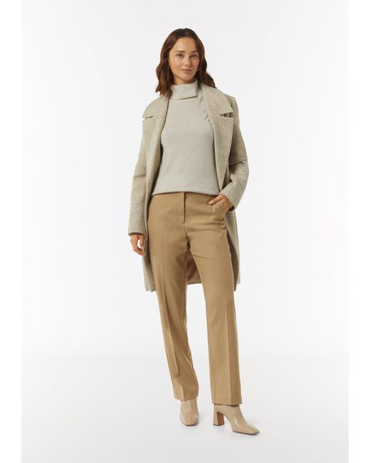 Comma, White Pullover