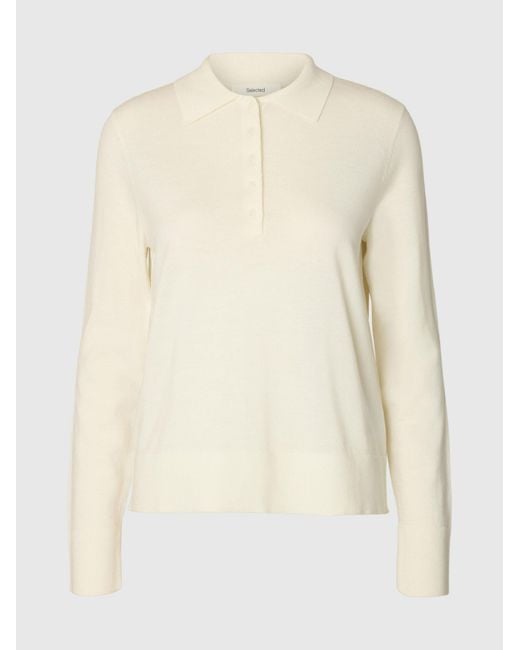 SELECTED Natural Pullover Slfthea