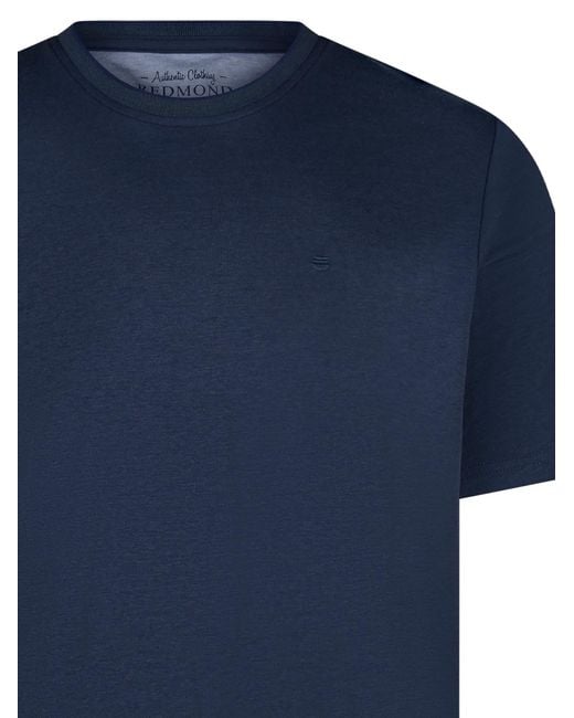 Redmond Shirt Basic in Pink für Herren