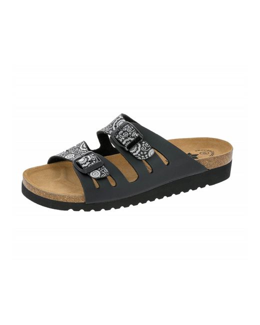 Lico Black Pantolette