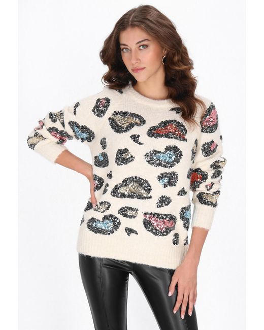faina White Pullover