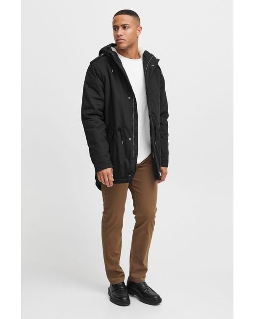 Solid Winterparka Darnell in Black für Herren