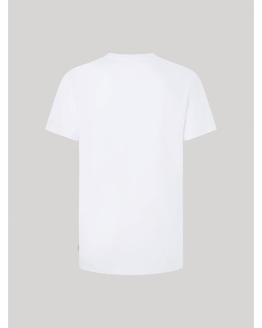Pepe Jeans T-shirt 'clifton' in White für Herren
