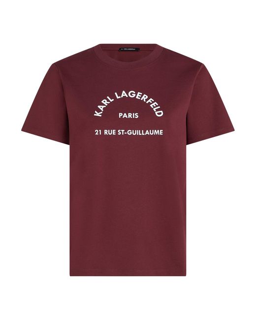 Karl Lagerfeld Red T-Shirt