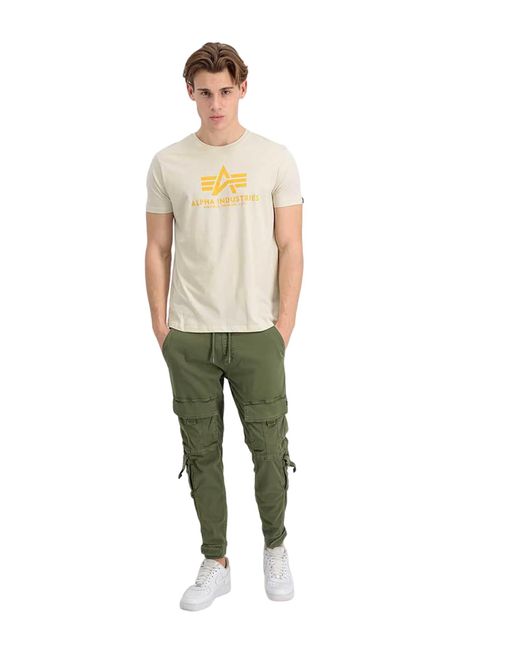 Alpha Industries Shirt Basic Logo in White für Herren