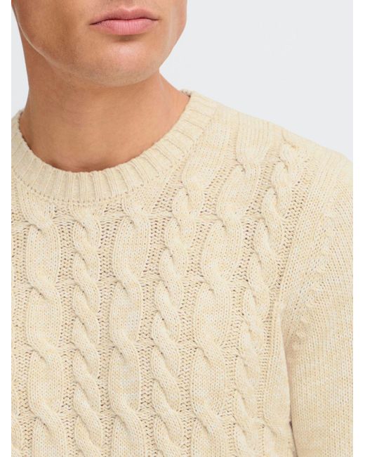 Solid Pullover Sdricco in Natural für Herren