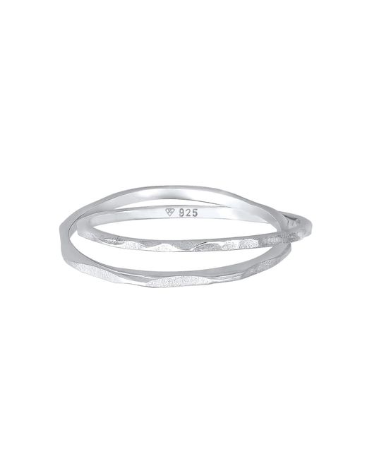 Elli Jewelry Metallic Ring Geo, Ring Set
