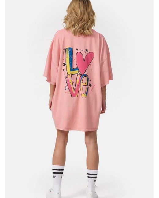 Worldclassca Pink Oversizeshirt
