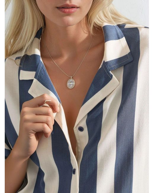 Busem Blue Bluse
