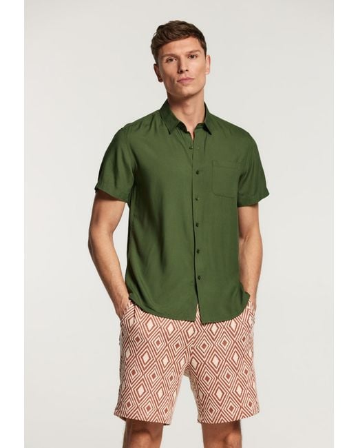 Shiwi Hemd Ethan in Green für Herren