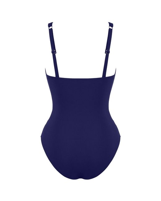 CUPSHE Blue Badeanzug