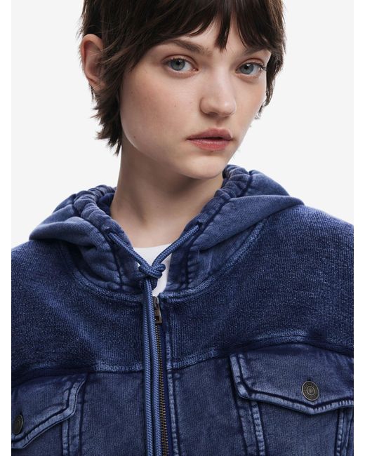Desigual Blue Sweatjacke
