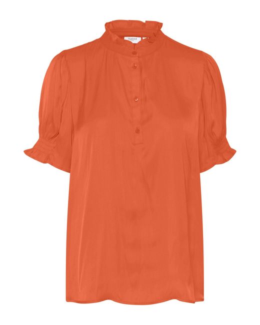 Saint Tropez Orange Bluse 'Veeni'