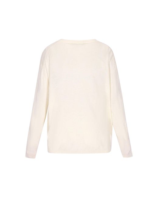 Usha White Pullover Casual