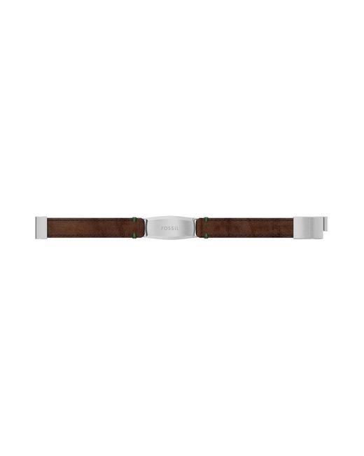 Fossil Armband Everett in Brown für Herren