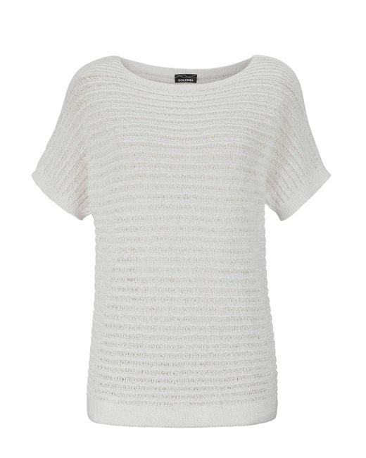 Goldner White Pullover