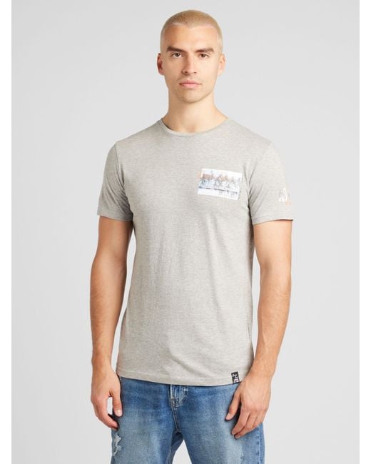 Brave Soul T-shirt in Gray für Herren
