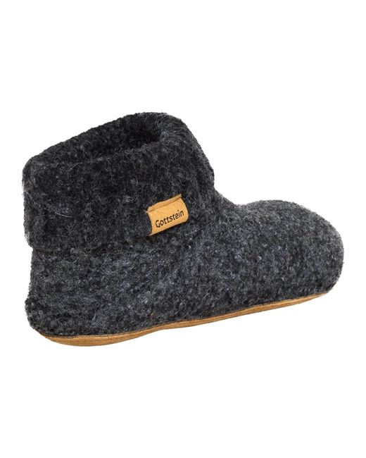 Gottstein Blue Pantolette Knit Boot