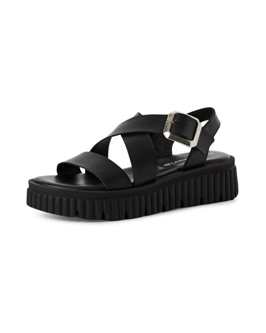 Tamaris Black Sandale
