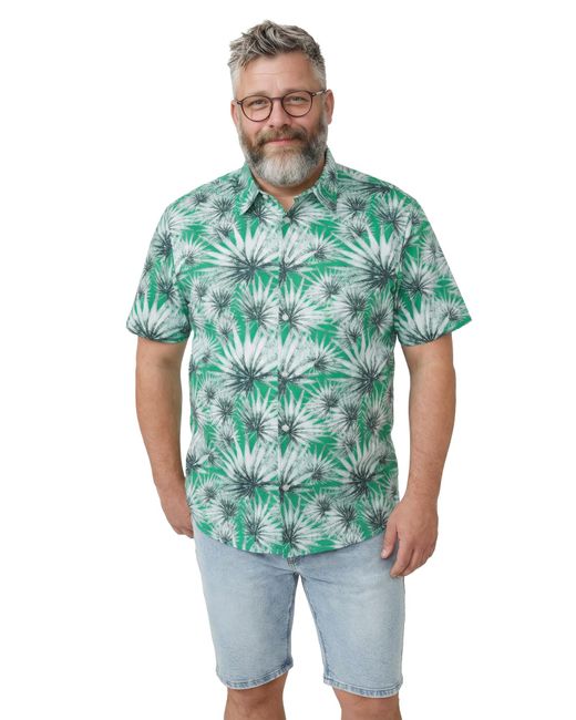 Men Plus Hemd in Green für Herren