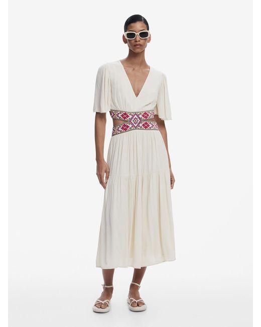 Desigual White Kleid