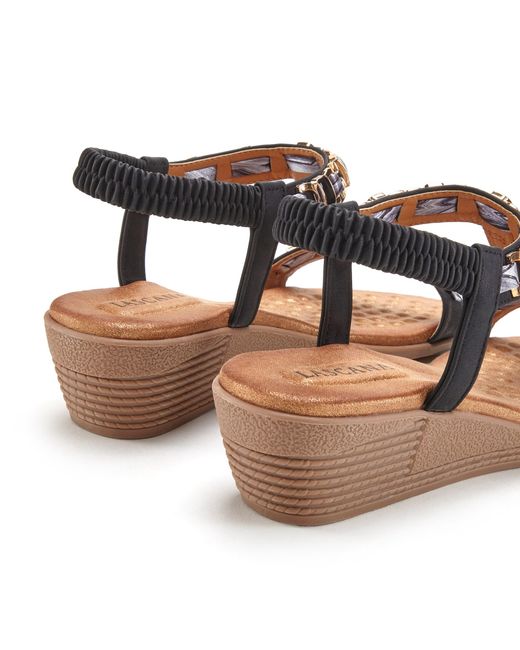 vivance active Black Sandale