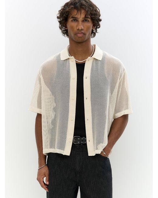 Pull&Bear Hemd in White für Herren