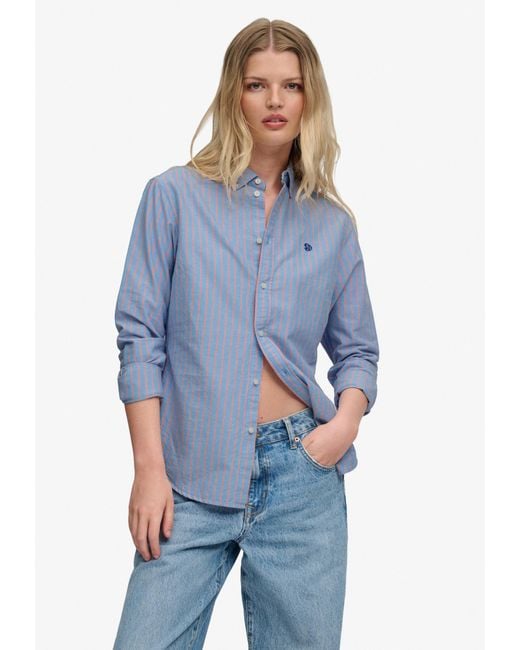 Superdry & Co Blue Bluse