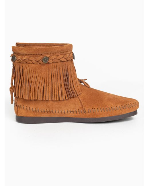 Minnetonka Brown Stiefelette