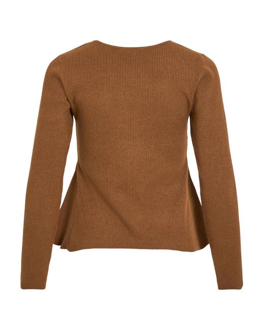 Vila Brown Pullover Vimable