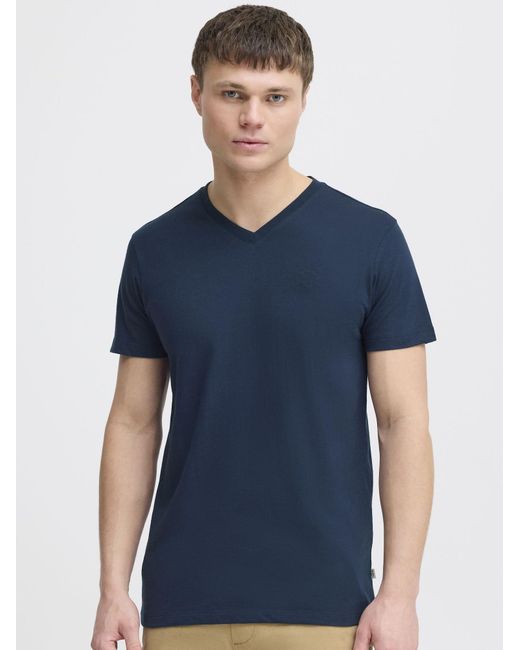 Solid T-Shirt Sdodilian in Blue für Herren