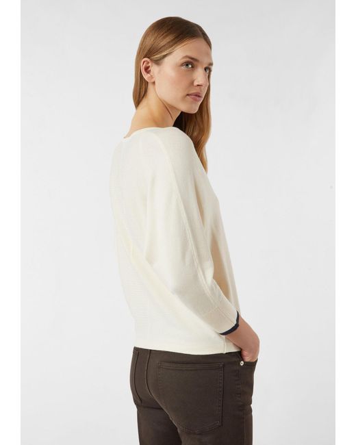 Comma, White Pullover