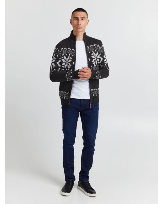 Solid Strickjacke Sdnoran in Black für Herren