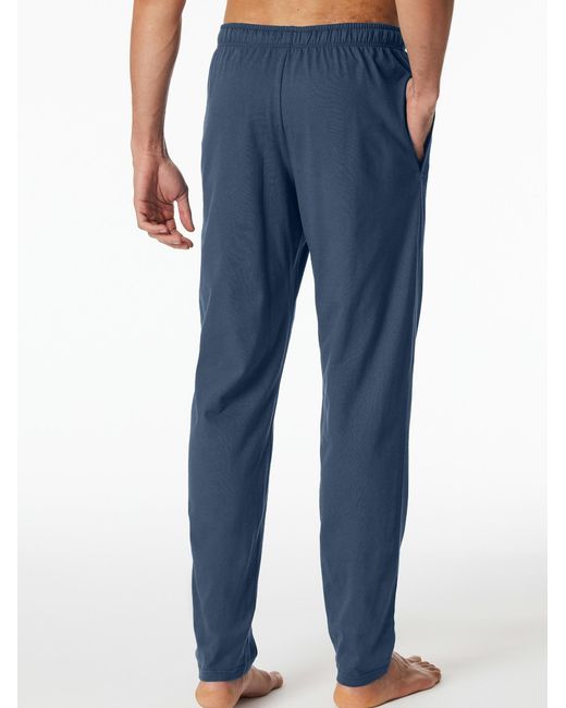 Schiesser Pyjamahose Mix Relax in Blue für Herren