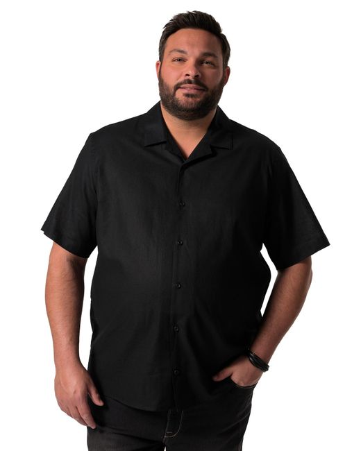 Men Plus Hemd in Black für Herren