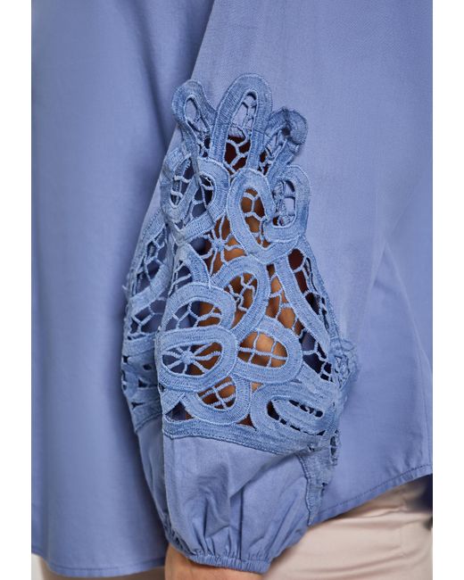 Usha Blue Bluse