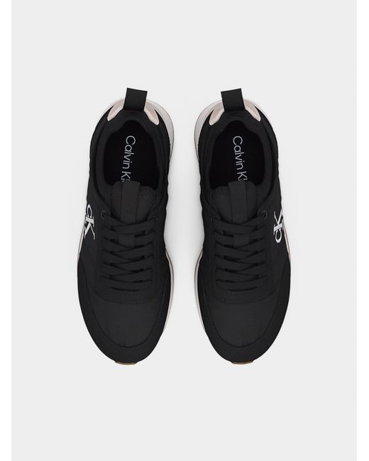 Calvin Klein Black Sneaker Essential Retro Mono-Sock Fit