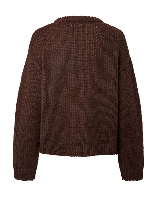Pieces Brown Pullover Pcdorthea