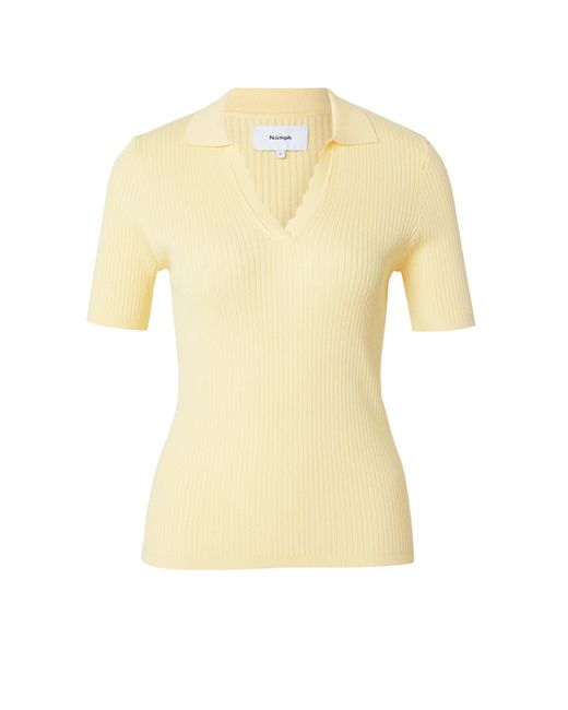 Numph Yellow Pullover Ayalet