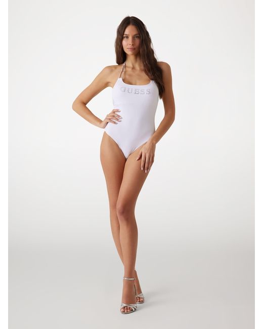 Guess White Badeanzug