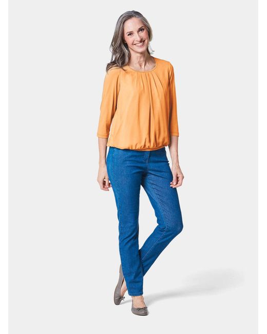Goldner Orange Bluse