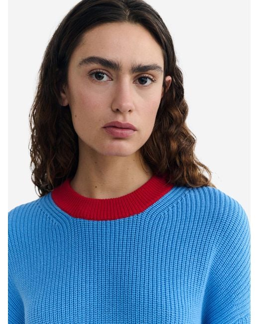 Thinking Mu Blue Pullover Carmen