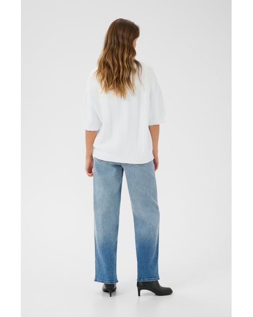 Kaffe White Pullover Whitney
