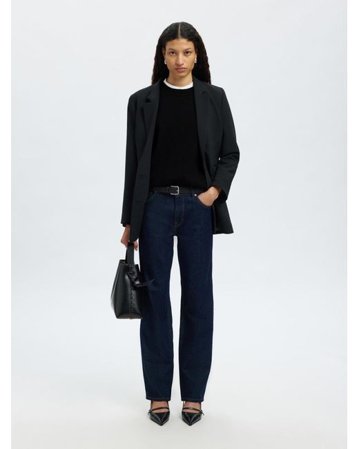 SELECTED Black Pullover